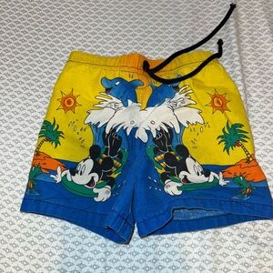 Vintage Mickey Mouse Infant Boys swim trunks